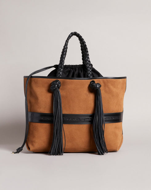 SARET-Bags-Branded Tassel Detail Tote Bag- Ted Baker Romania